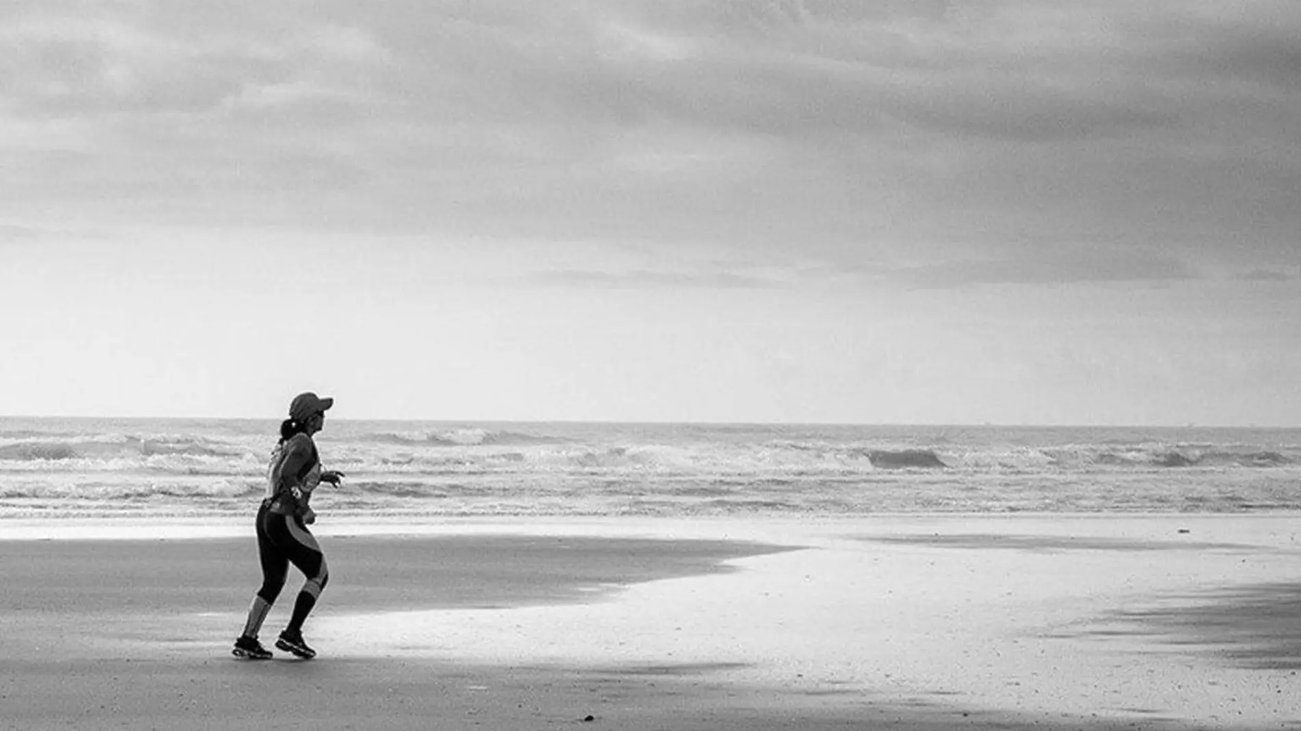 Carrera en la playa de Chachalacas